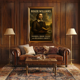 Roger Williams Founder Of Rhode Island Poster