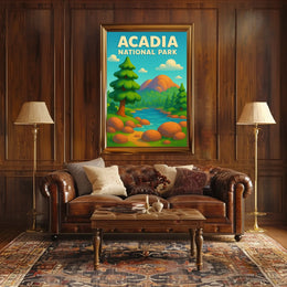 Acadia National Park Scenic Wanderlust Poster