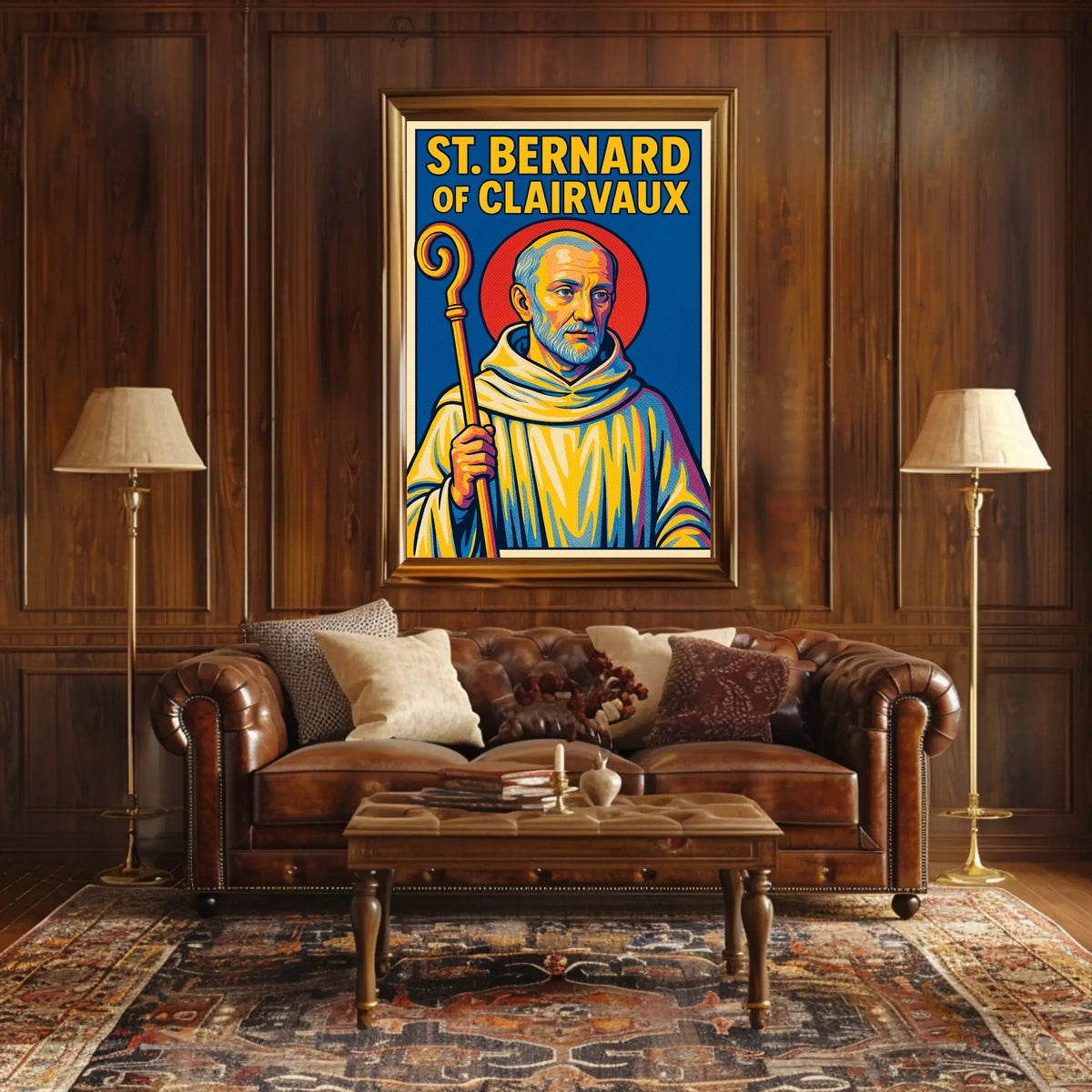 St. Bernard of Clairvaux Poster