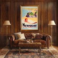 Newquay On The Cornish Coast Poster
