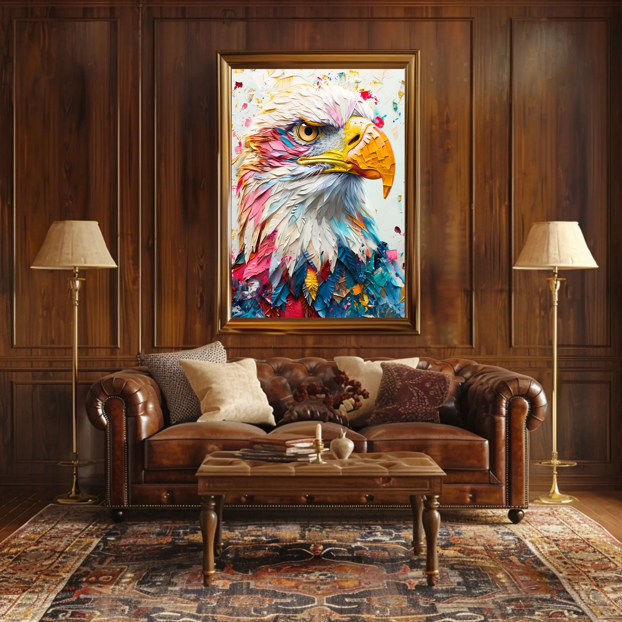 Mystical Elegance: Enchanting Pond Fantasy Art Poster PosterGoat