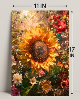 Sunlit Symphony William Morris Art Poster