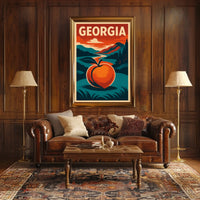 Georgia Peach Poster