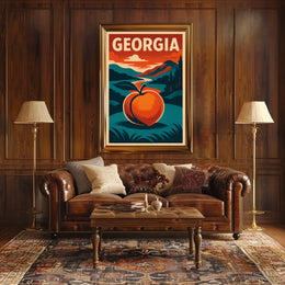 Georgia Peach Poster