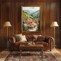 Bulgaria Rila Monastery Mountain View Poster
