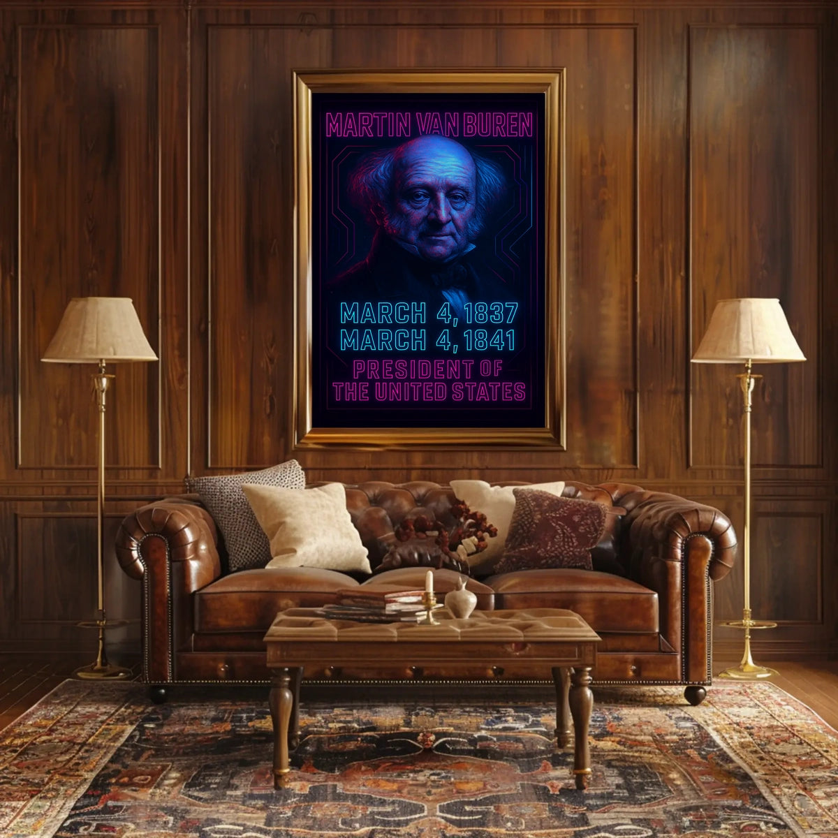 Martin Van Buren 8Th President Poster