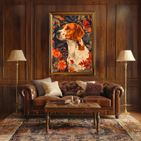 Autumn Canine Elegance Wall Art Print