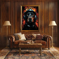 Heroic Canine Aviator Poster