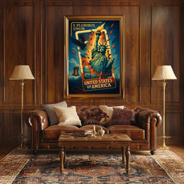 United States Of America Symbols Of Poster