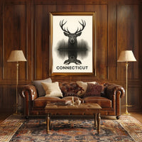 Connecticut Wildlife Reflection Poster