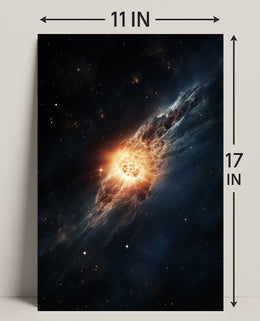 Cosmic Collision Poster