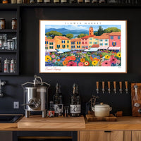 Saint Tropez Flower Market Poster PosterGoat