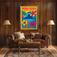 Bora Bora French Polynesia Poster PosterGoat