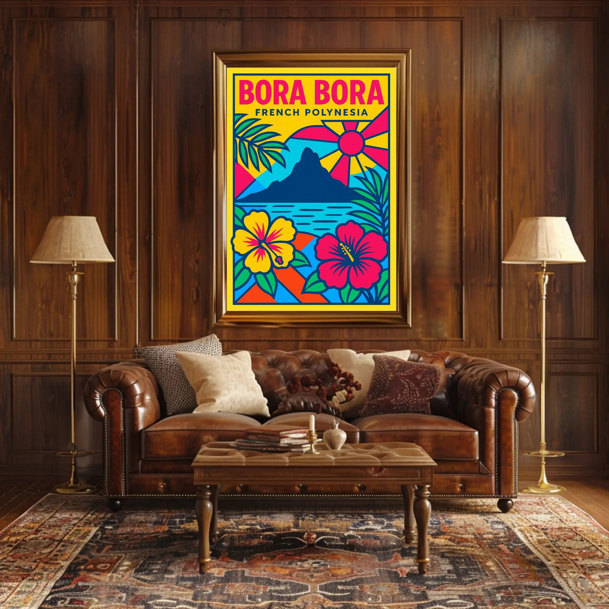 Bora Bora French Polynesia Poster PosterGoat
