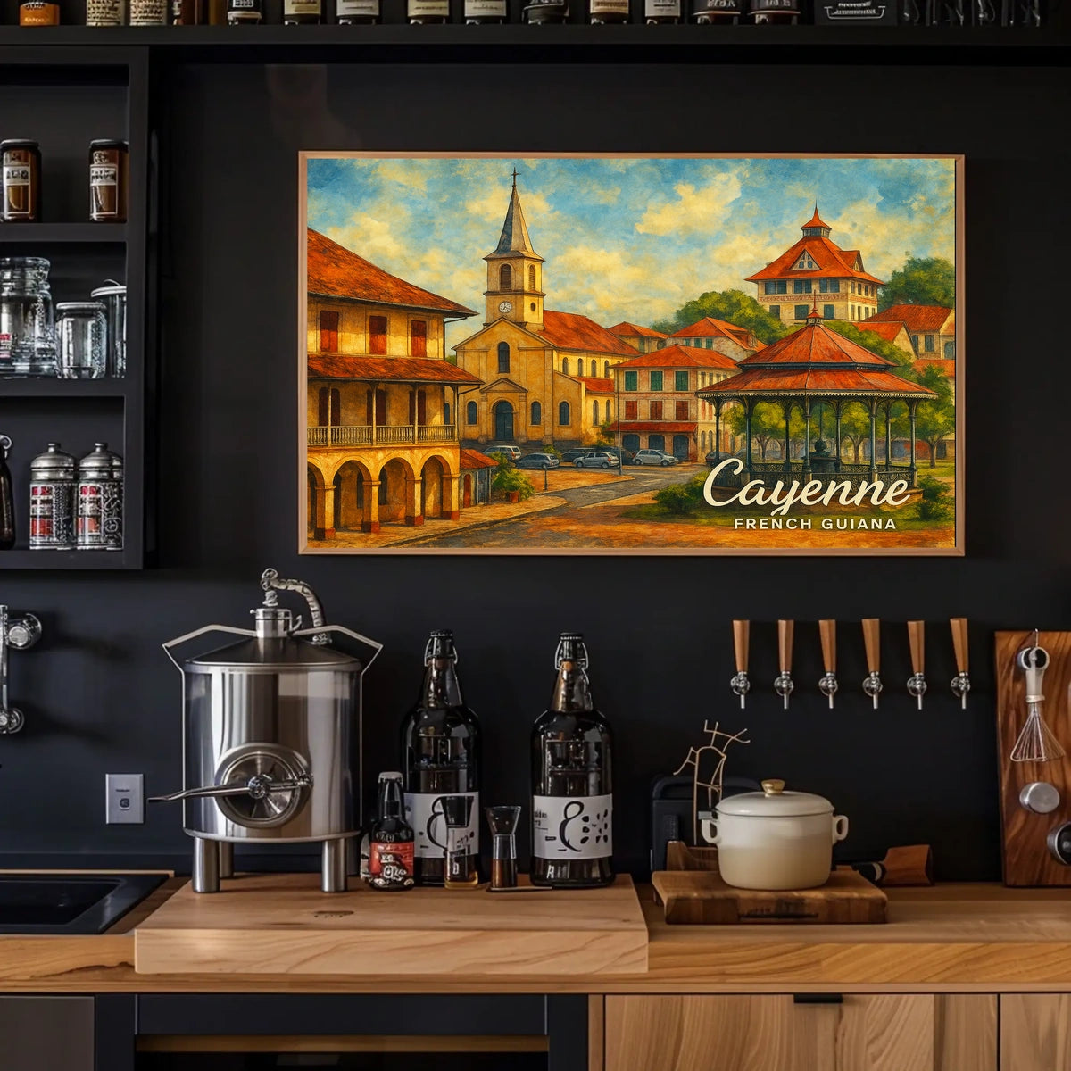 Cayenne French Guiana Poster