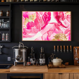 Vibrant Floral Abstraction Poster