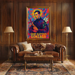 Saint Aloysius Gonzaga Poster