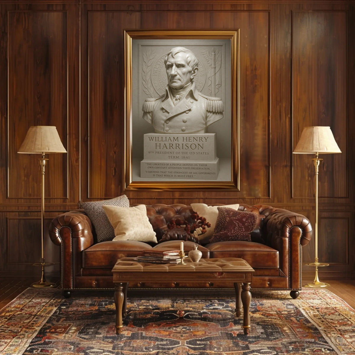 William Henry Harrison 9Th President Poster