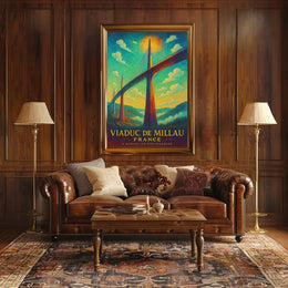 Viaduc de Millau A Marvel of Engineering Poster