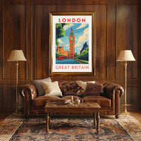 Big Ben Extravaganza: Iconic Travel Poster