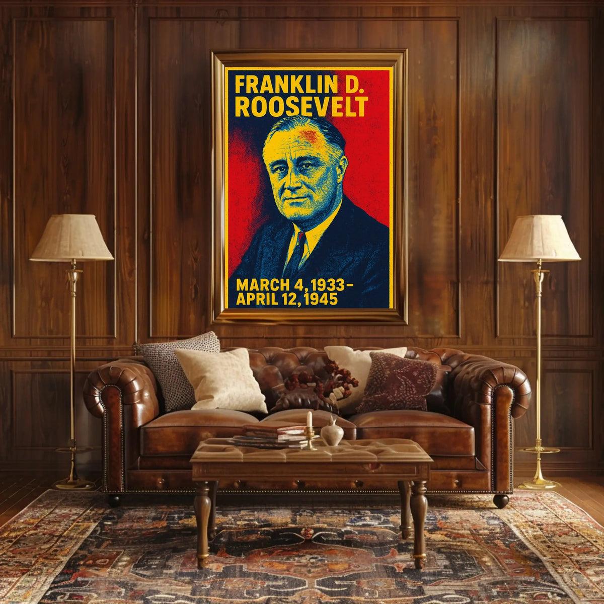 Franklin D. Roosevelt Presidential Poster