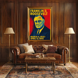 Franklin D. Roosevelt Presidential Poster