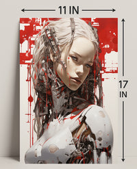 Cybernetic Elegance Poster