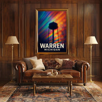 Warren, Michigan A Colorful Tribute Poster