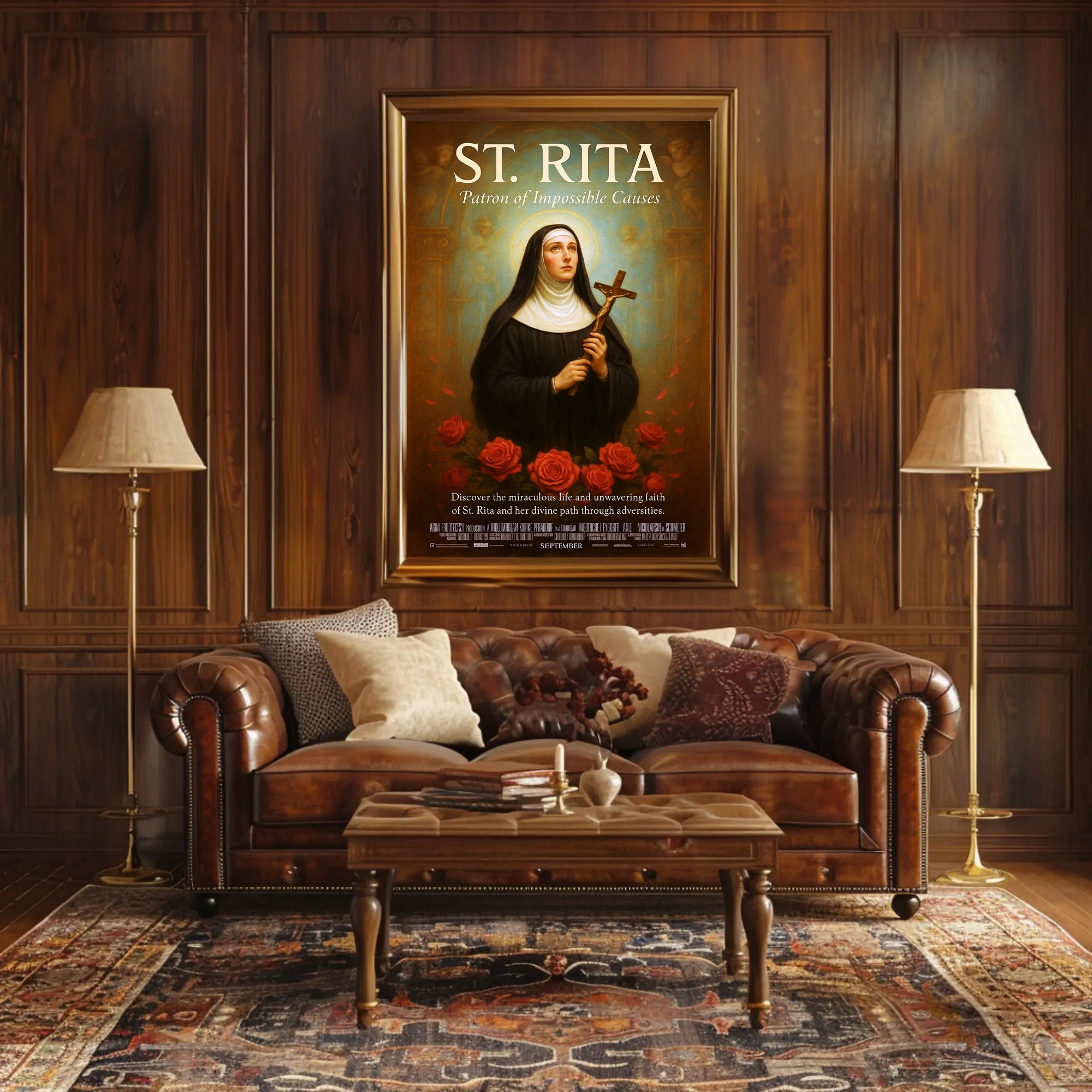 St. Rita  Patron of Impossible Causes Poster PosterGoat