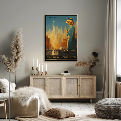 New York City Vintage Poster