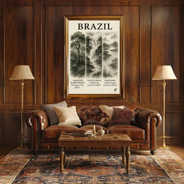 Wonders of Brazil Poster PosterGoat
