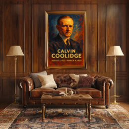 Calvin Coolidge Presidential Term Poster