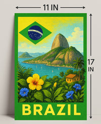 Discover Brazil Poster PosterGoat