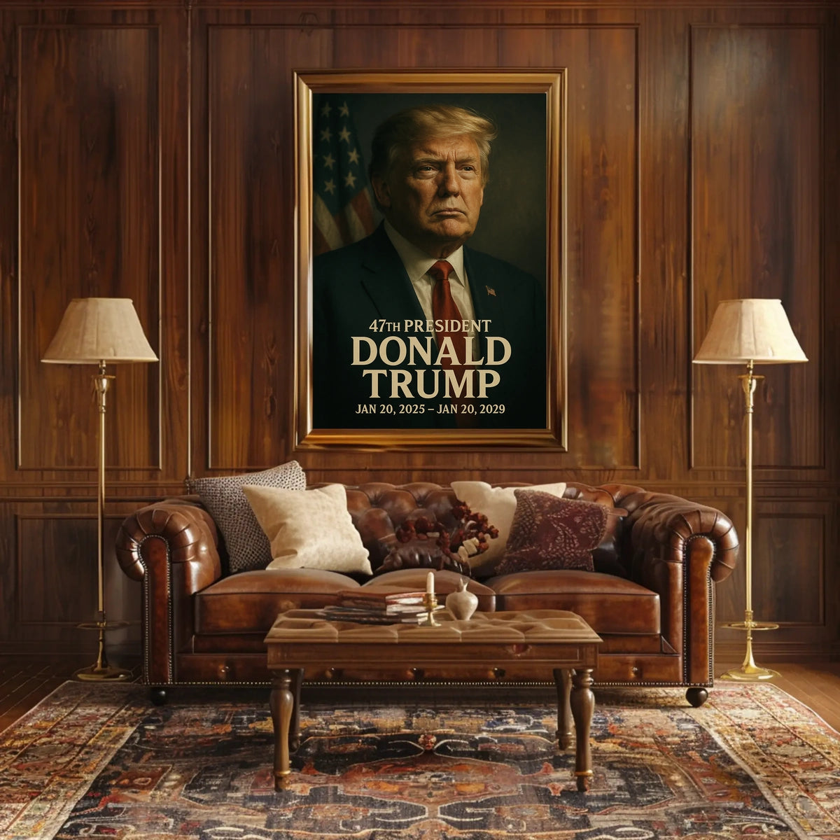 Donald Trump 47th President Poster
