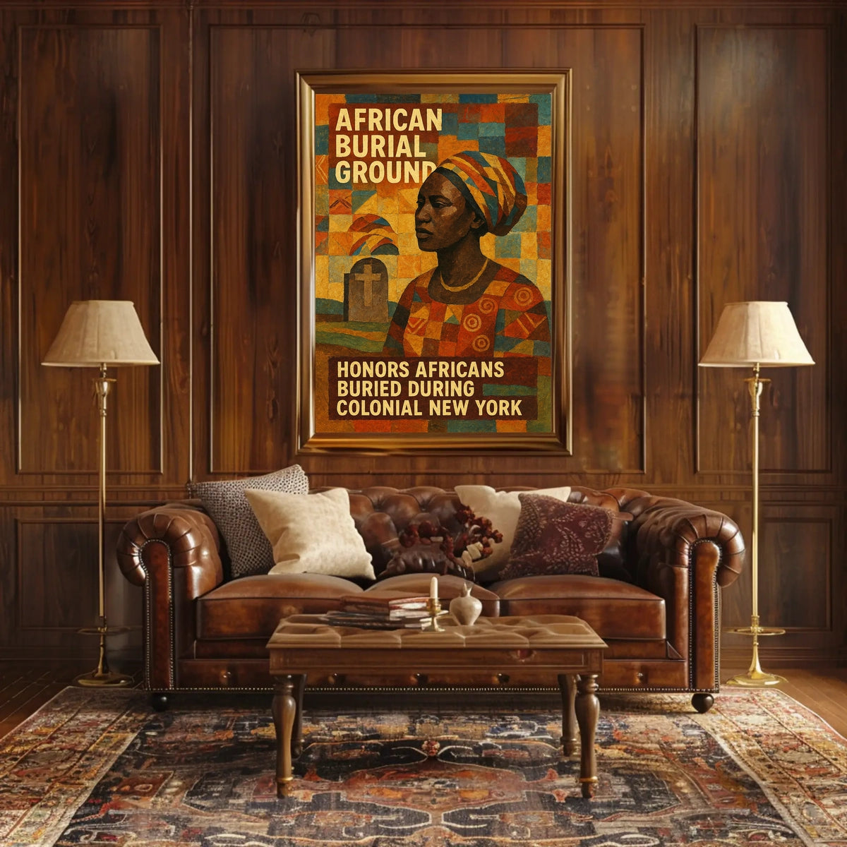 African Burial Ground Memorial Poster