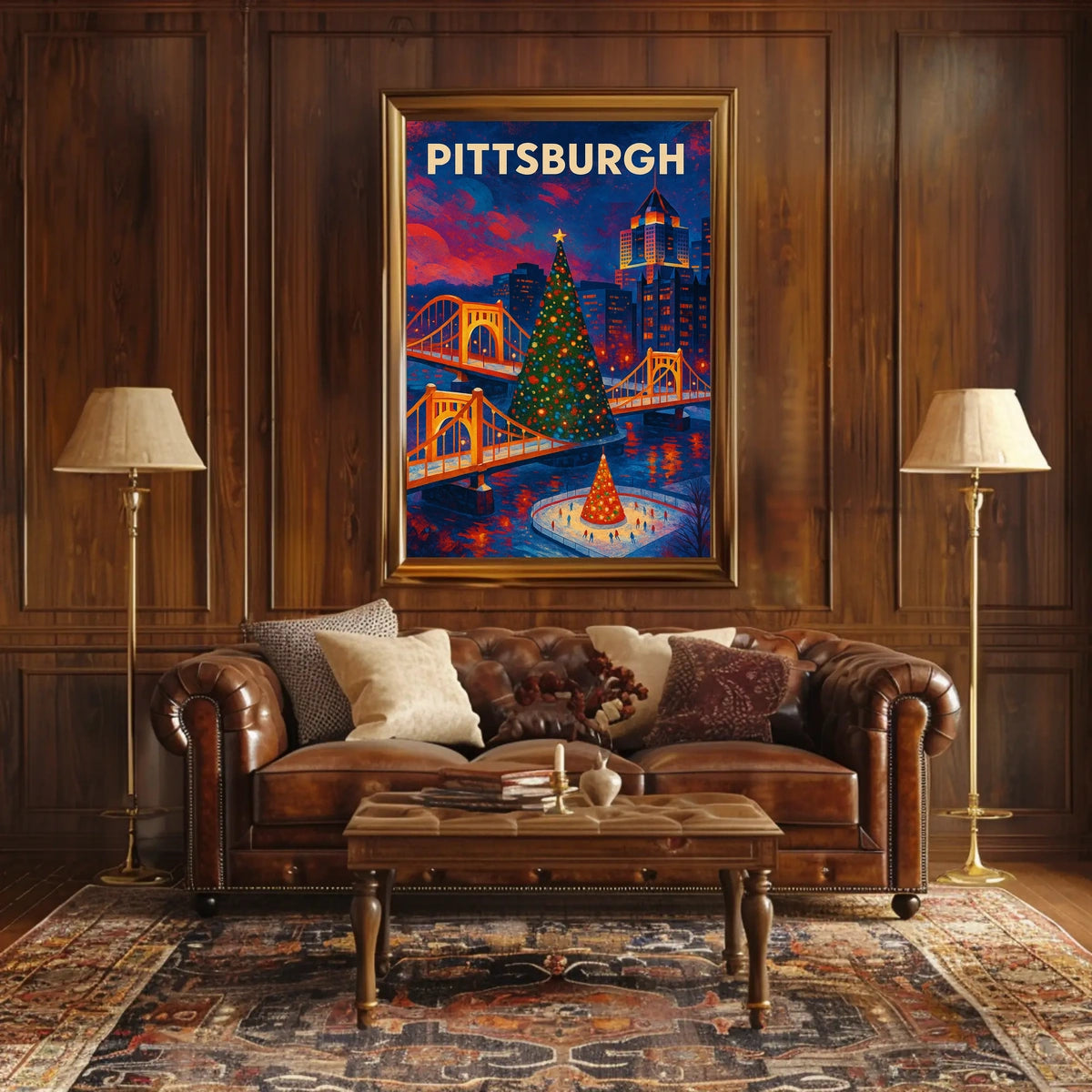 Pittsburgh Winter Wonderland Poster