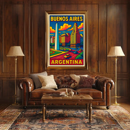Buenos Aires Travel Poster