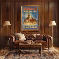 Reindeer Wrestling Championship: Enchanting Fantasy or Mythology Poster