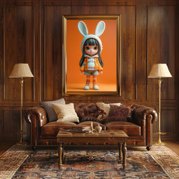 Cute Character Design with Youthful Fashion Pop Culture Poster PosterGoat