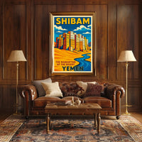 Shibam The Manhattan Of The Desert Poster