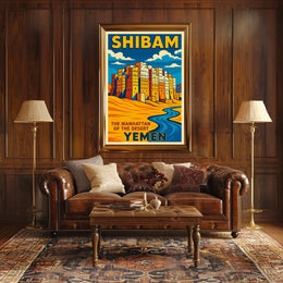 Shibam The Manhattan Of The Desert Poster