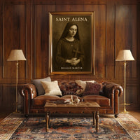 Saint Alena Belgian Martyr Poster