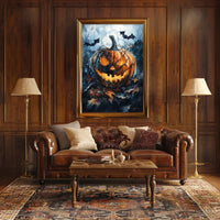 Haunted Pumpkin Poster