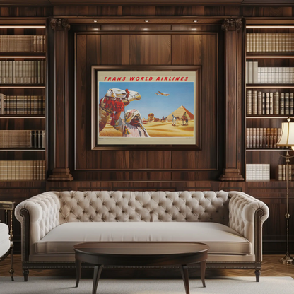 Egypt - Sphinx and Pyramids at Giza Poster