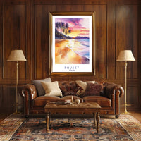 Sunset in Phuket Poster PosterGoat
