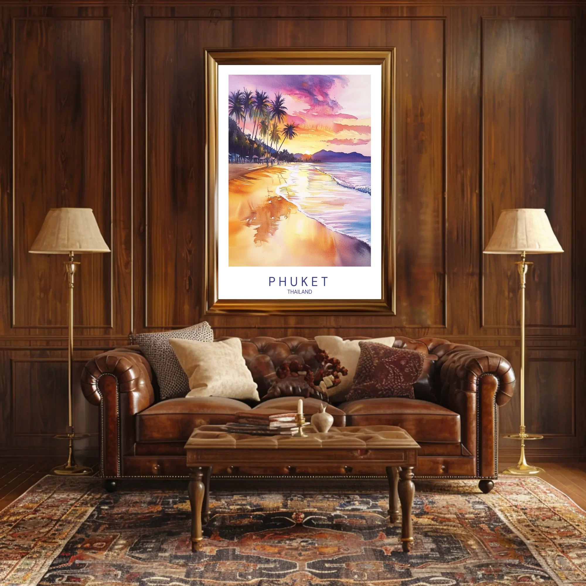 Sunset in Phuket Poster PosterGoat