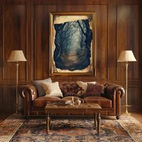 Mysterious Enigmatic Forest Path Atmosphere National Park Poster
