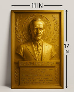 Calvin Coolidge 30th President Poster PosterGoat