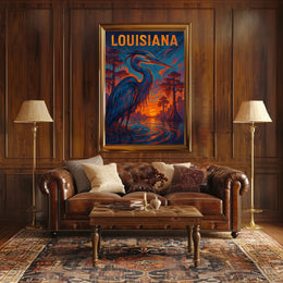 Louisiana Wildlife Poster