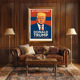 Trump Visionary Leader Pop Art Patriotic Poster